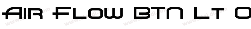 Air Flow BTN Lt Obli字体转换
